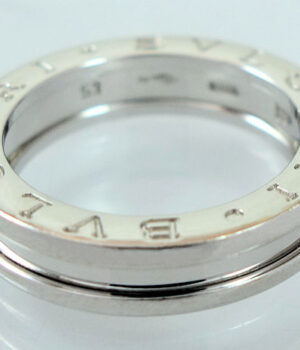 BVLGARI B.zero1 Ring 18k White-Gold Size 53