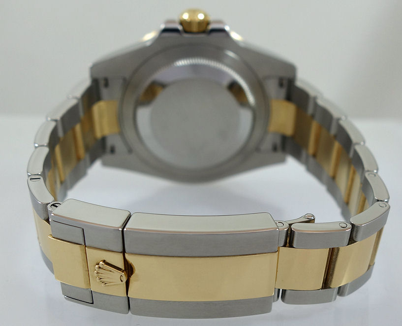 DSC07392 Rolex GMT Master II 18k Yellow-Gold & Steel 116713LN Box & Card 2011