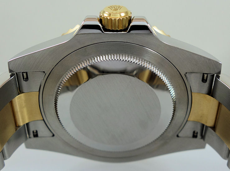 DSC07395 Rolex GMT Master II 18k Yellow-Gold & Steel 116713LN Box & Card 2011