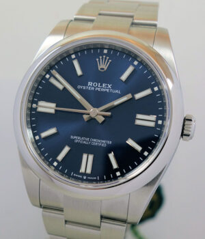 Rolex Oyster Perpetual 41mm 124300 BLUE dial  2025 *UNUSED*
