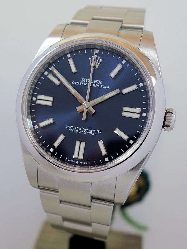 DSC07411 Rolex Oyster Perpetual 41mm 124300 BLUE dial 2025 *UNUSED*
