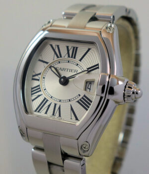 Lady's CARTIER Roadster Steel 2675 with Papers