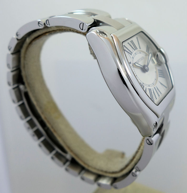 DSC07509 Lady's CARTIER Roadster Steel 2675 with Papers