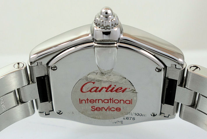 DSC07514 Lady's CARTIER Roadster Steel 2675 with Papers