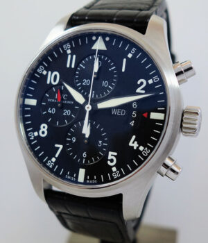 IWC PILOT CHRONOGRAPH  43mm  IW377701 Box & Card
