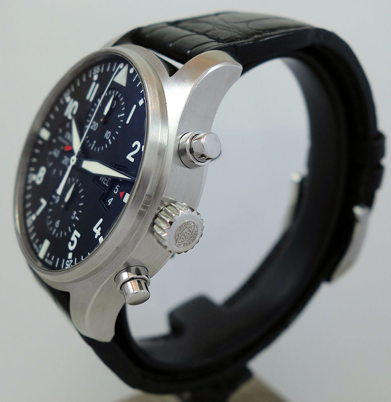 DSC07527 IWC PILOT CHRONOGRAPH 43mm IW377701 Box & Card