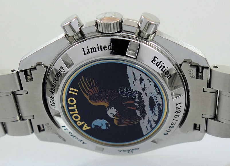 DSC07682 OMEGA Apollo 11 Speedmaster 35th Anniversary MOON-Landing 3569.31.00 Ltd. Edn. 3500 Pieces!