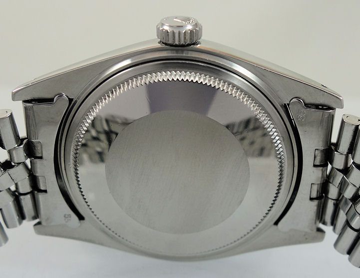 DSC07709 Rolex Datejust 36mm 1601 White-Gold bezel, Jubilee bracelet Box & Papers 1970