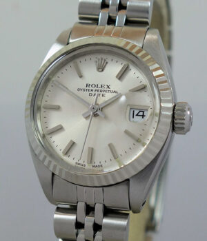 Rolex Lady Oyster Date Steel & 18k White-Gold 6917