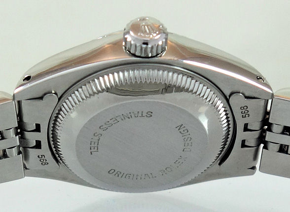 DSC07740 Rolex Lady Oyster Date Steel & 18k White-Gold 6917