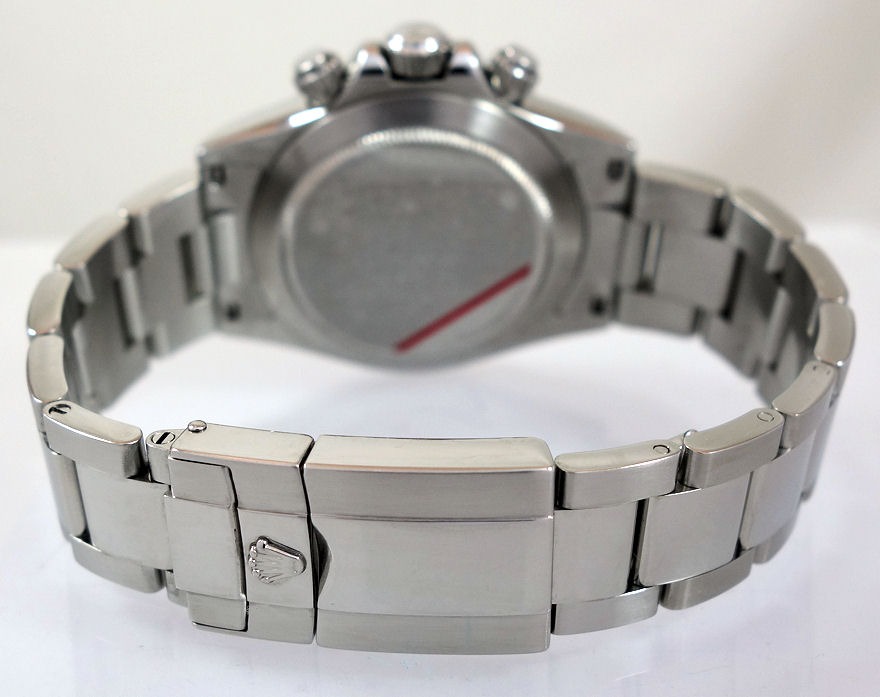 DSC07763 ROLEX Daytona Steel 116520 White-dial & "Winner" case-back "Full Rolex Service"