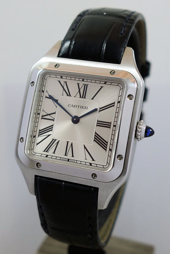 DSC07830 Cartier Santos Dumont Steel Medium-Large WSSA0022