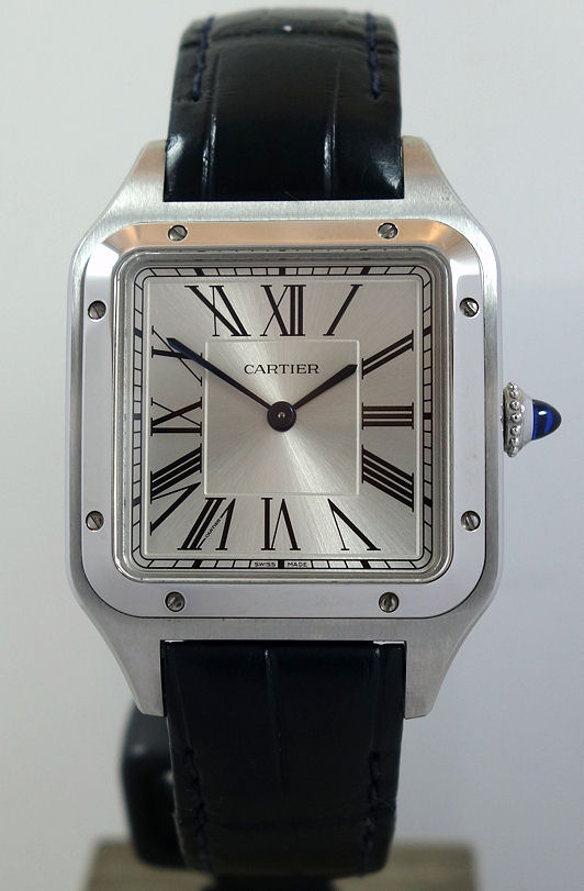DSC07835 Cartier Santos Dumont Steel Medium-Large WSSA0022