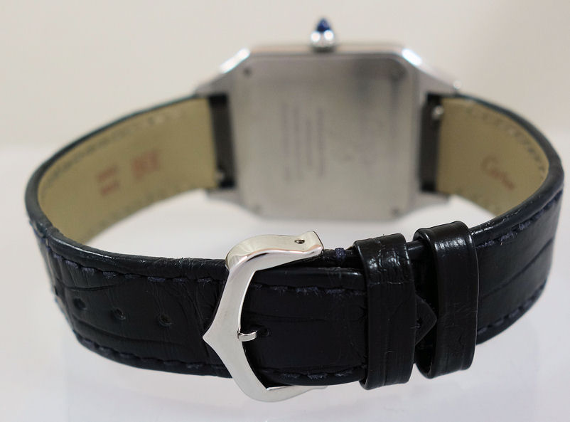 DSC07841 Cartier Santos Dumont Steel Medium-Large WSSA0022