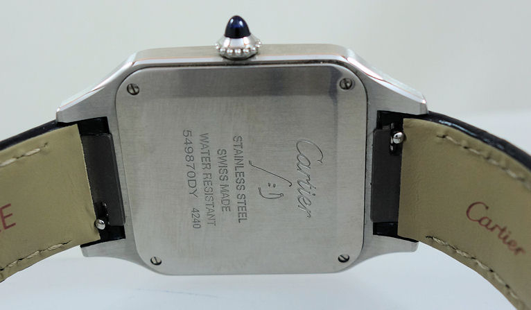 DSC07843 Cartier Santos Dumont Steel Medium-Large WSSA0022