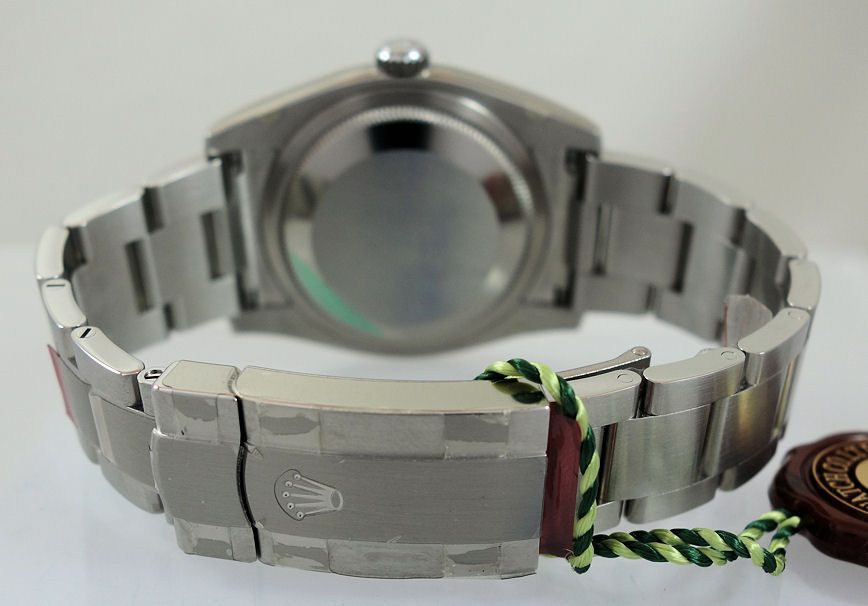 DSC07857 Rolex Oyster Perpetual 36 Black Concentric Arabic dial 116000 Box & Card Unused!!