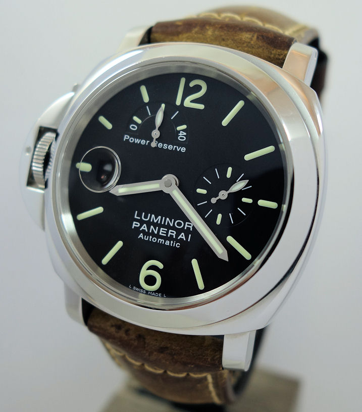 DSC07862 Panerai PAM 123 Luminor Destro (left-hand) Power Reserve *RARE* Box & Card