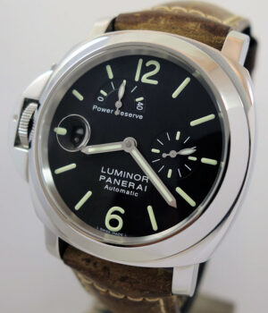 Panerai PAM 123 Luminor Destro (left-hand) Power Reserve *RARE*  Box & Card