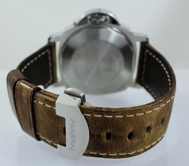 DSC07872 Panerai PAM 123 Luminor Destro (left-hand) Power Reserve *RARE* Box & Card