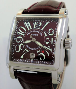 Franck Muller CORTEZ CONQUISTADOR 10000 H SC Steel 41mm Burgundy-dial