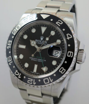 Rolex GMT MASTER II Steel 116710LN  Box & Card 2014