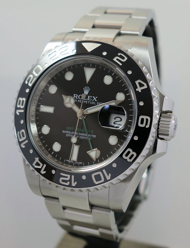 DSC07921 Rolex GMT MASTER II Steel 116710LN Box & Card 2014
