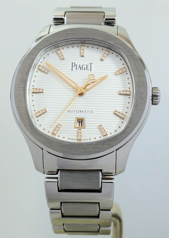 DSC08208 PIAGET Polo Date 36mm Steel, Diamond-dial G0A50028 Box & Card 2026 *AS NEW*UNUSED*
