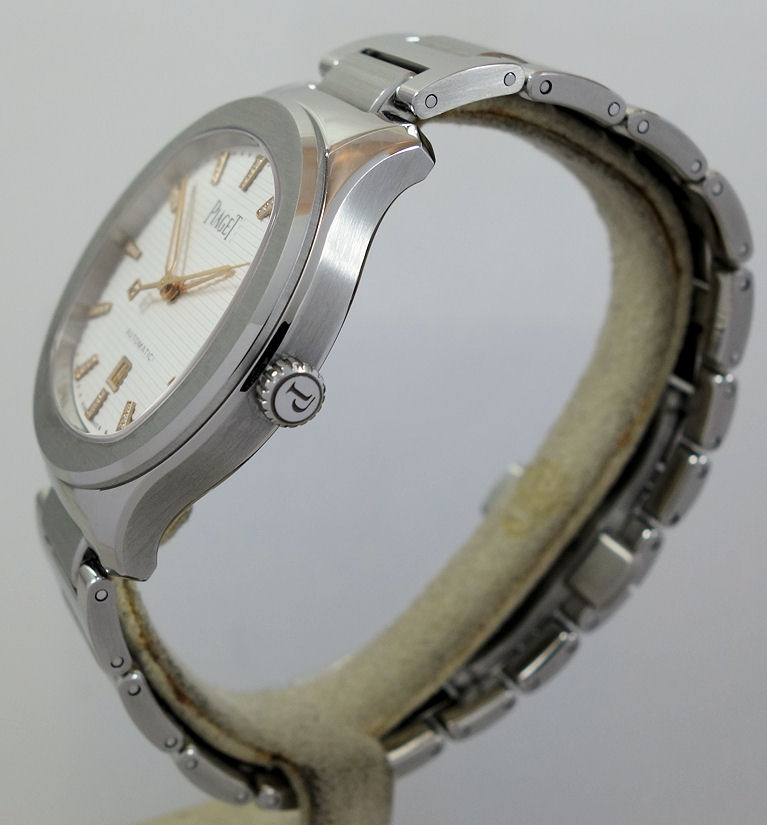 DSC08210 PIAGET Polo Date 36mm Steel, Diamond-dial G0A50028 Box & Card 2026 *AS NEW*UNUSED*