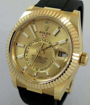 Rolex Sky-Dweller 18ct Yellow-Gold on Oysterflex  326238  Box & Card 40% OFF RETAIL!!!!