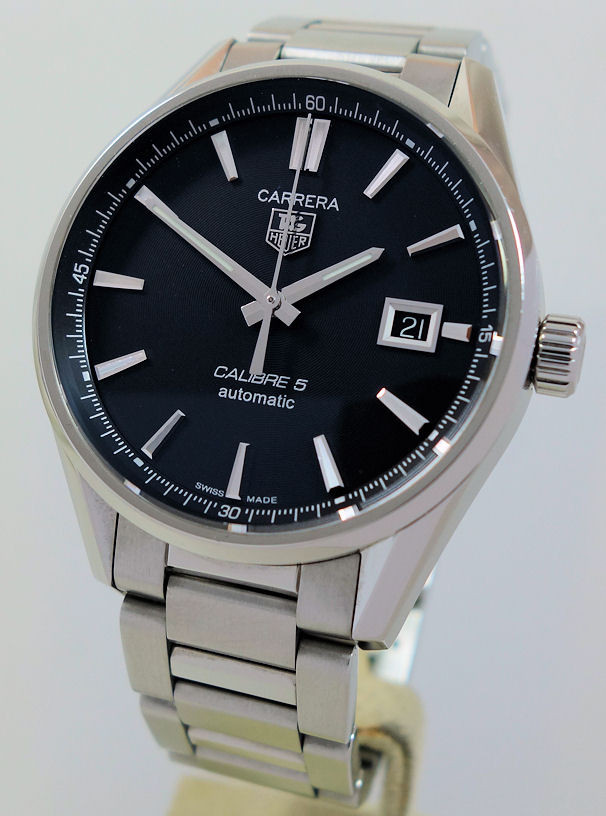 DSC08457 TAG Heuer Calibre 5 Automatic, 39mm Steel WAR211A-0