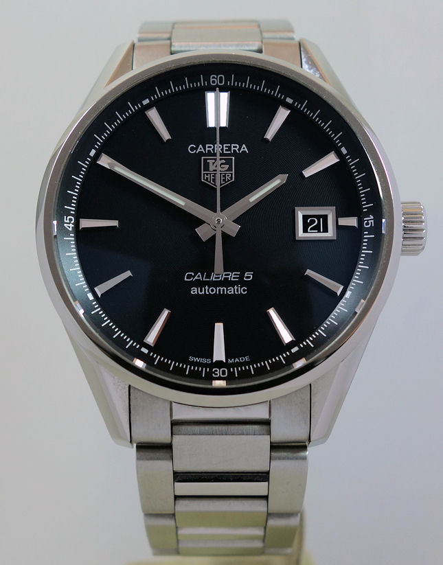 DSC08461 TAG Heuer Calibre 5 Automatic, 39mm Steel WAR211A-0