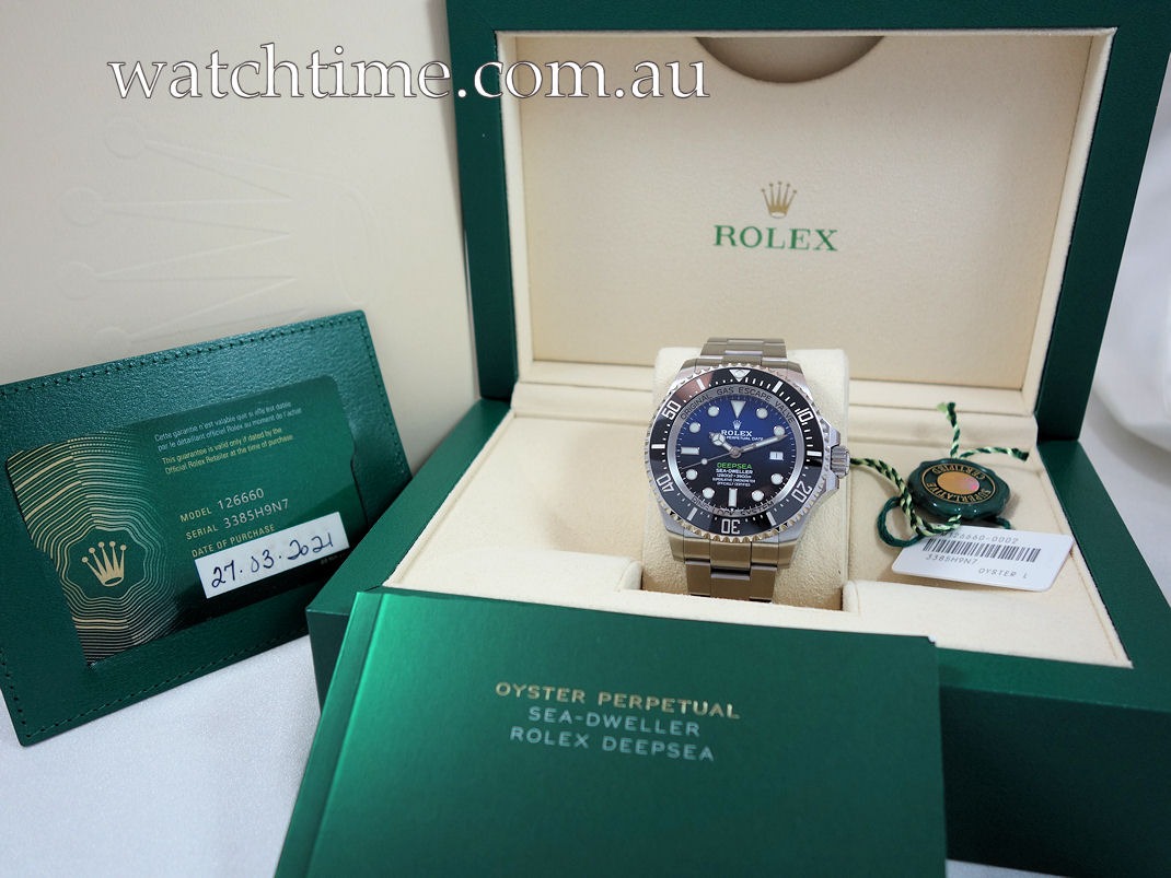 DSC08596 Rolex DEEPSEA SeaDweller James Cameron 126660 Full set!