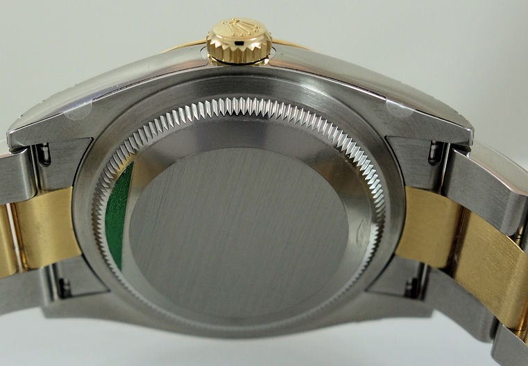 DSC08576 Rolex Datejust 36 Steel & 18k Yellow-Gold, Wimbledon dial 126233 Box & Card *UNUSED*