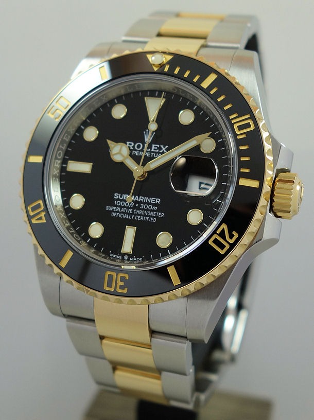 DSC08645 Rolex Submariner Gold & Steel 126613LN 41mm Oct Box & Card $8,000 Off Retail!
