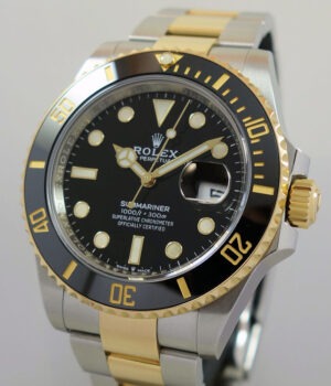 Rolex Submariner Gold & Steel 126613LN 41mm Oct Box & Card $8,000 Off Retail!