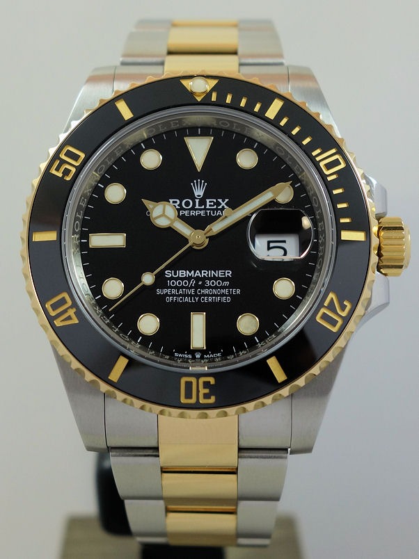 DSC08652 Rolex Submariner Gold & Steel 126613LN 41mm Oct Box & Card $8,000 Off Retail!