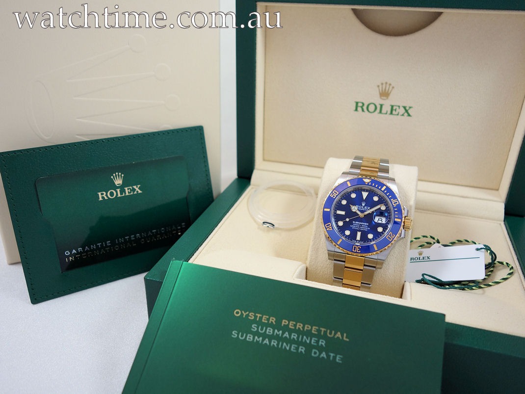 DSC08745 Rolex Submariner Bluesy 126613LB 41mm Box & Card
