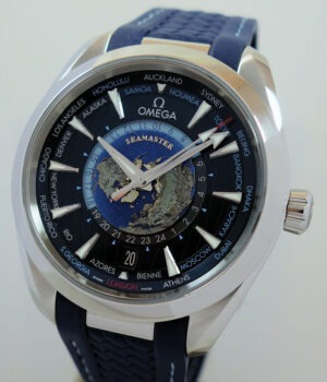 Omega Seamaster AQUA TERRA 150m GMT WORLDTIMER 43mm *with Bracelet* 220.10.43.22.03.001