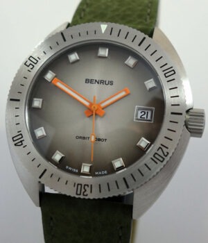 BENRUS "1972 Orbit Robot" Skindiver 41mm Steel