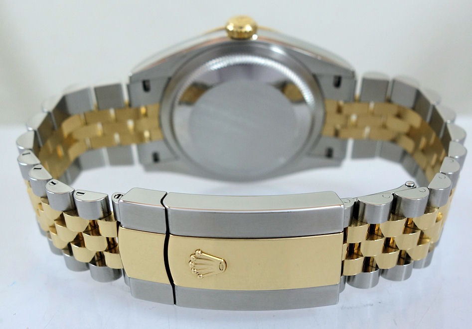 DSC09615 Rolex Datejust 36 18ct Yellow-gold & Steel Computer Diamond dial 126233